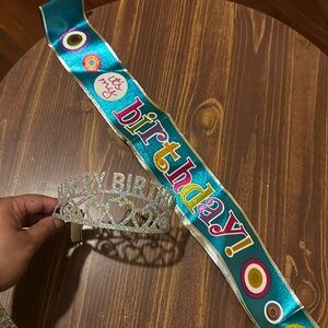 Birthday Sash & Crown